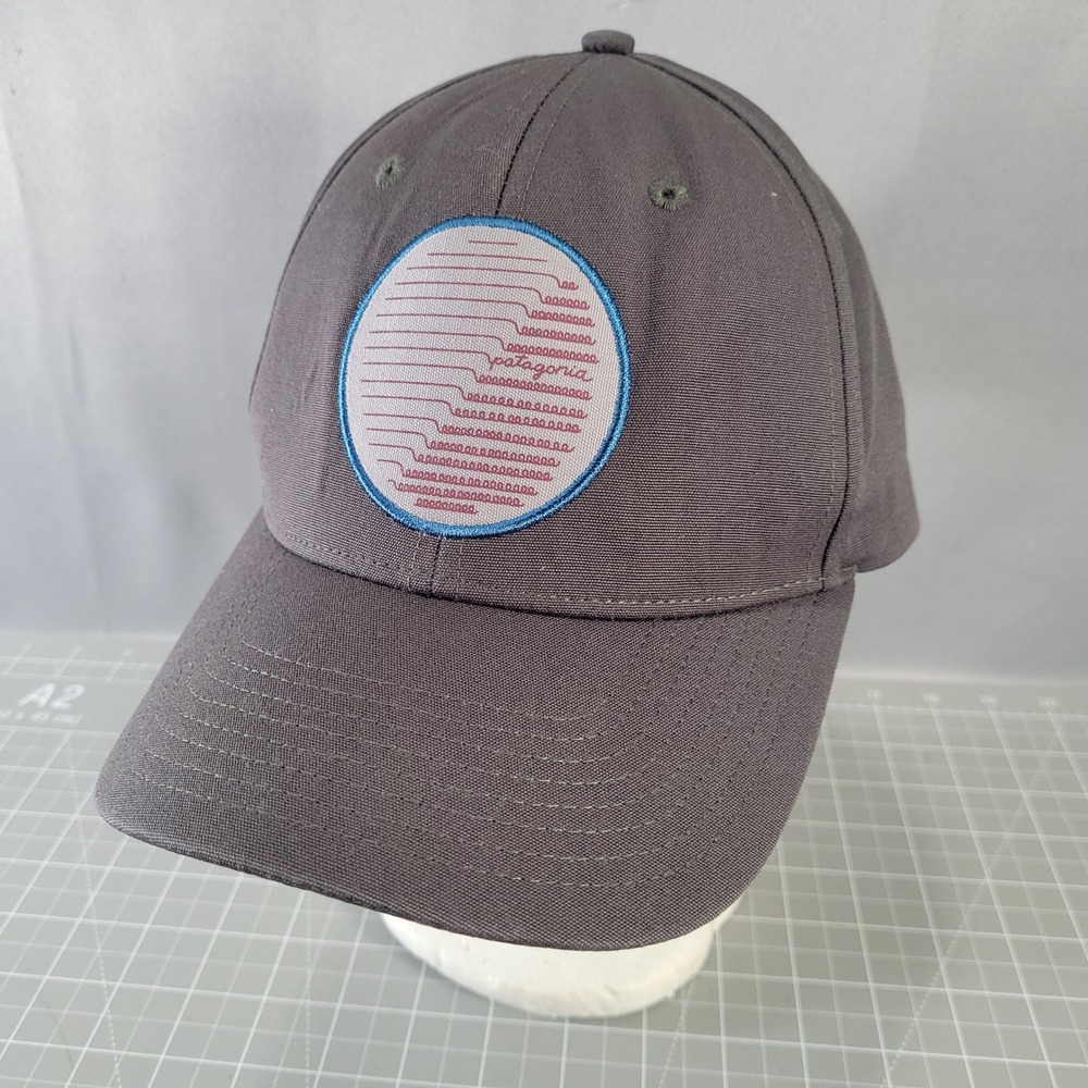 Patagonia Baseball Cap Charcoal Grey Organic Cotton Snapback Hat